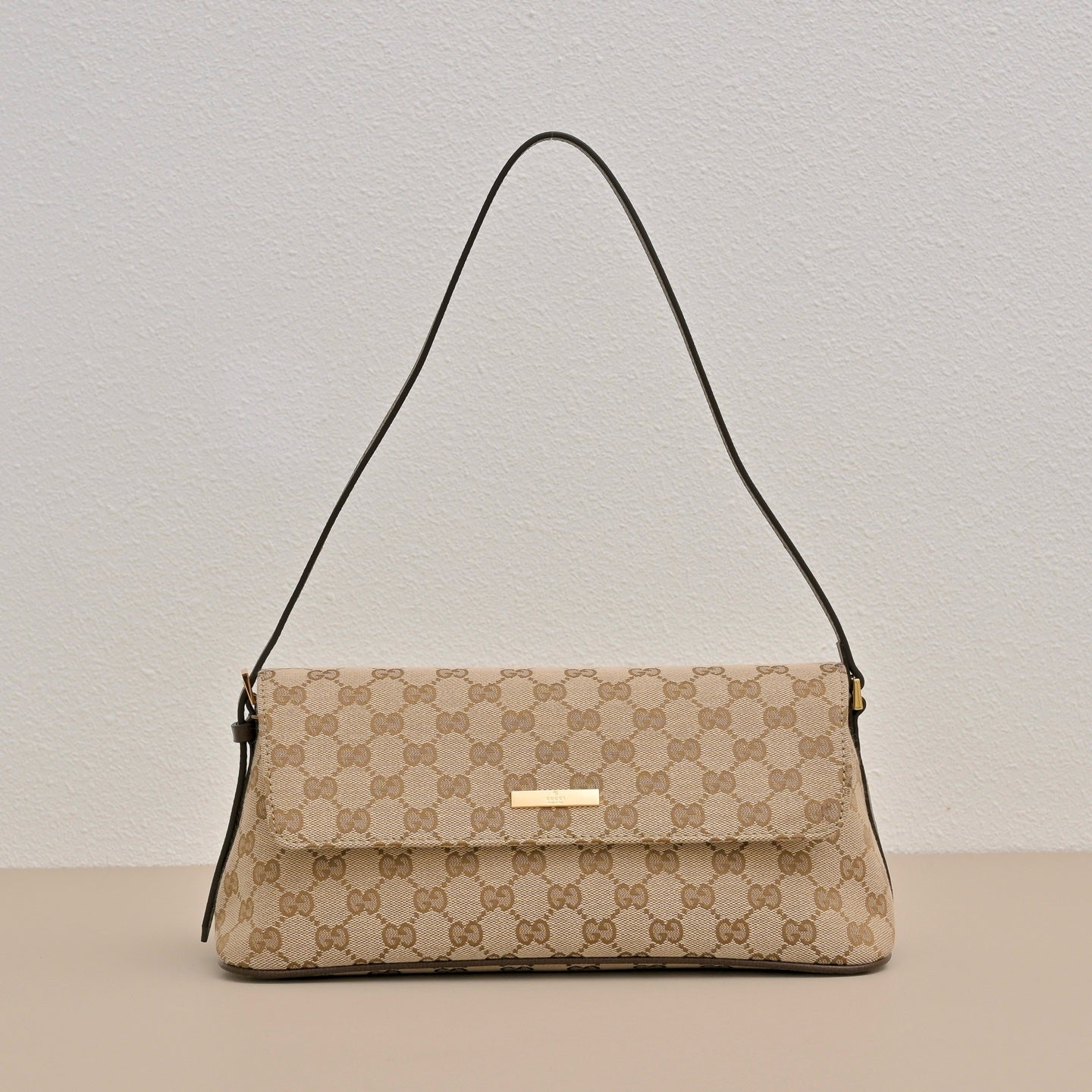 GUCCI GG Madison Denim Shoulder Bag