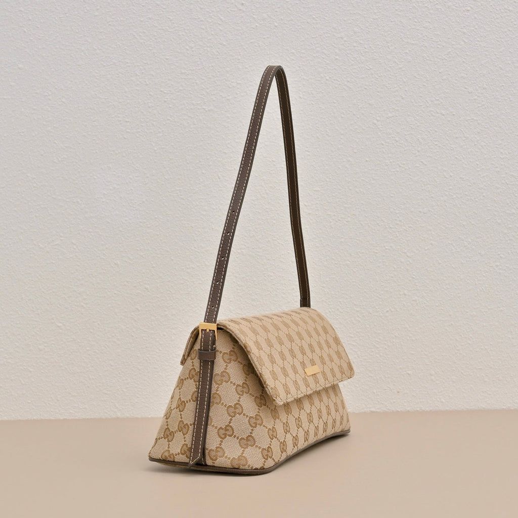 GUCCI GG Madison Denim Shoulder Bag
