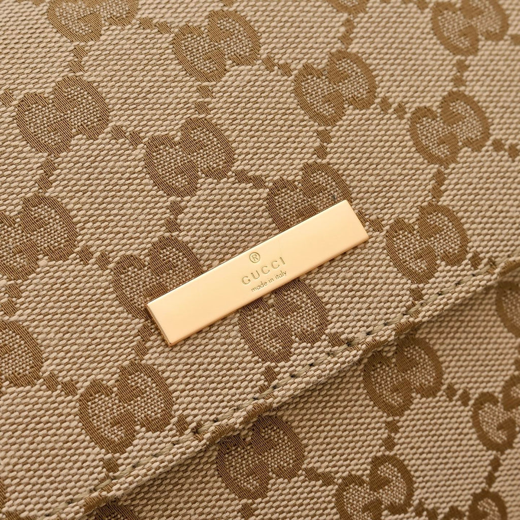 GUCCI GG Madison Denim Shoulder Bag