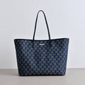 GUCCI Generation Gucci GG Denim Tote Bag Large