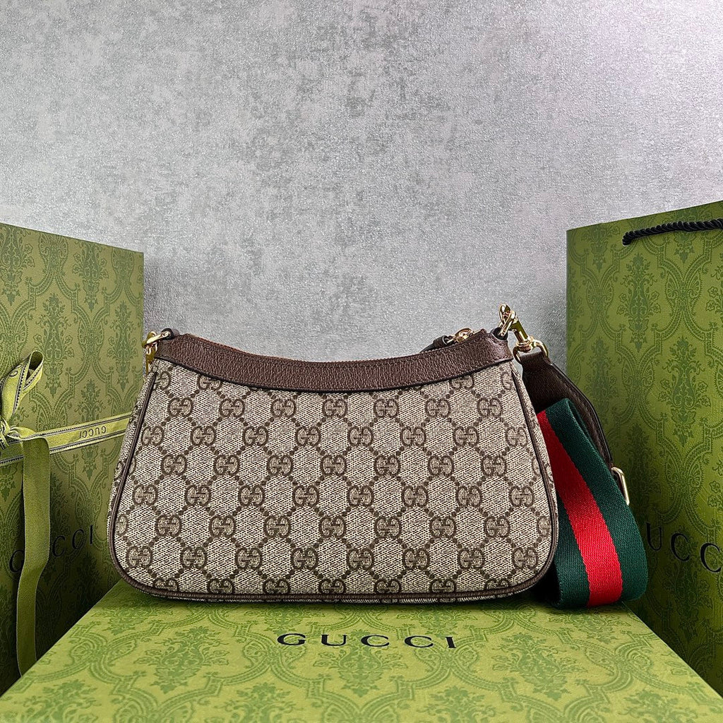 GUCCI Ophidia Strawberry Mini Shoulder Bag