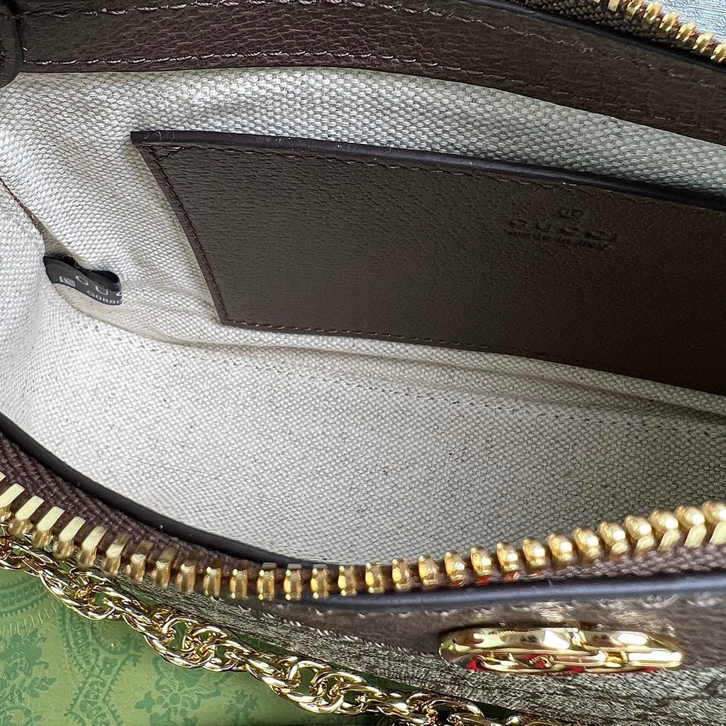 GUCCI Ophidia Strawberry Mini Shoulder Bag