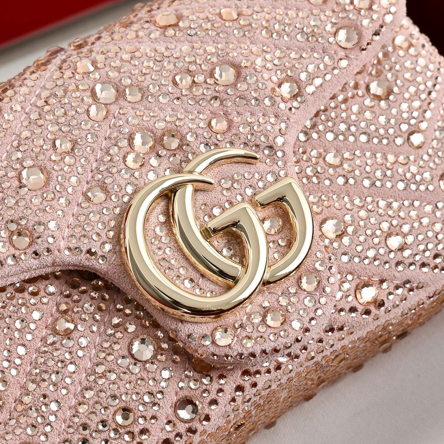 GUCCI Marmont Crystal Shoulder Bag