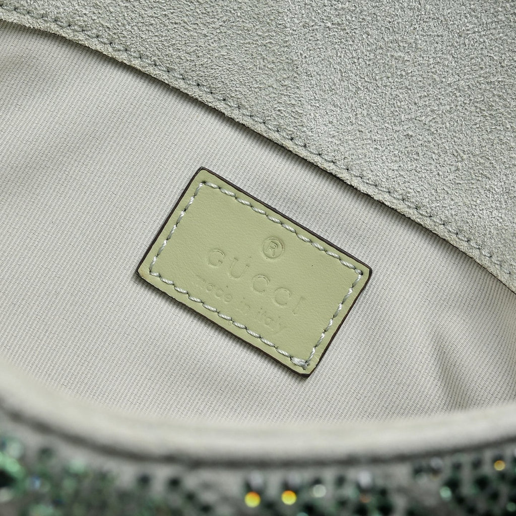 GUCCI Marmont Crystal Shoulder Bag