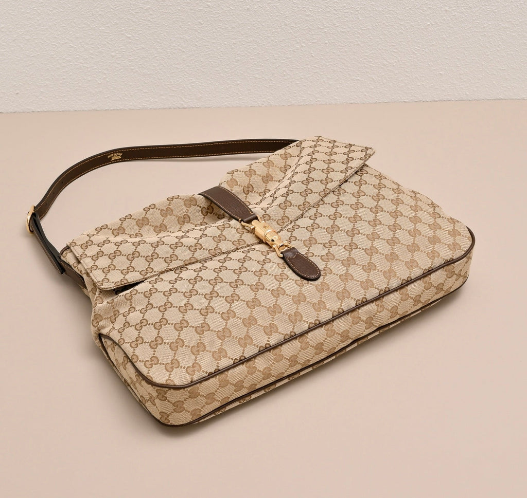 GUCCI Jackie Flap Large Shoulder Bag