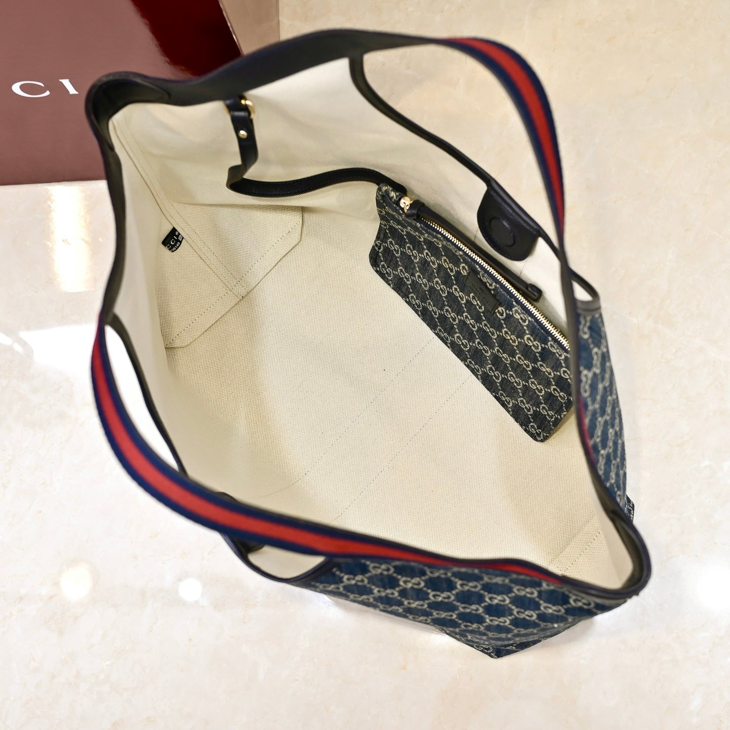 GUCCI Giglio Series Tote Bag