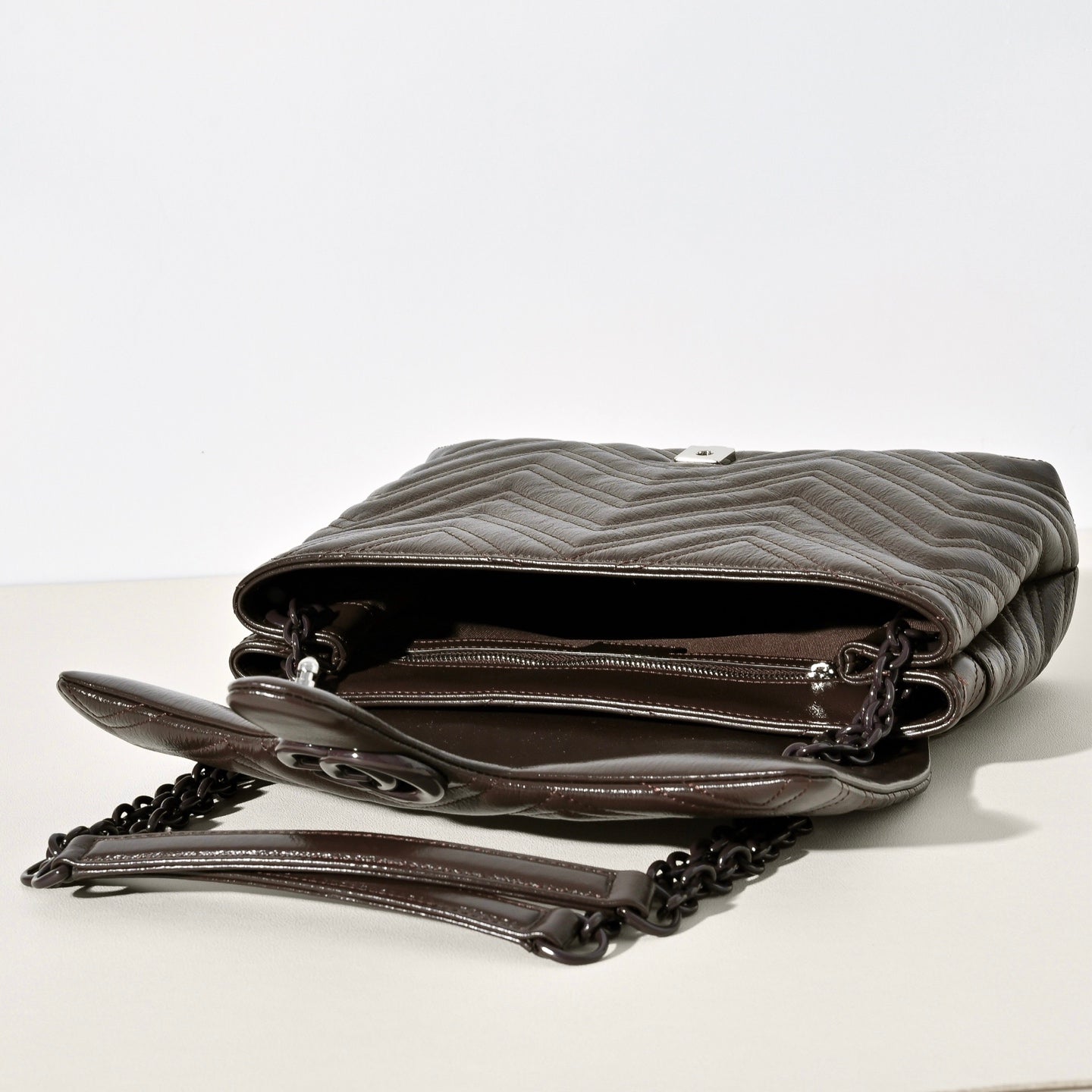 Gucci GG Marmont Pleated Calfskin Shoulder Bag