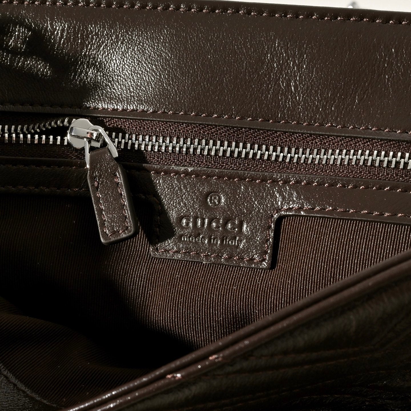 Gucci GG Marmont Pleated Calfskin Shoulder Bag