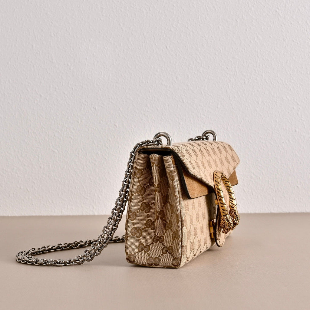 Gucci Dionysus Canvas Shoulder Bag