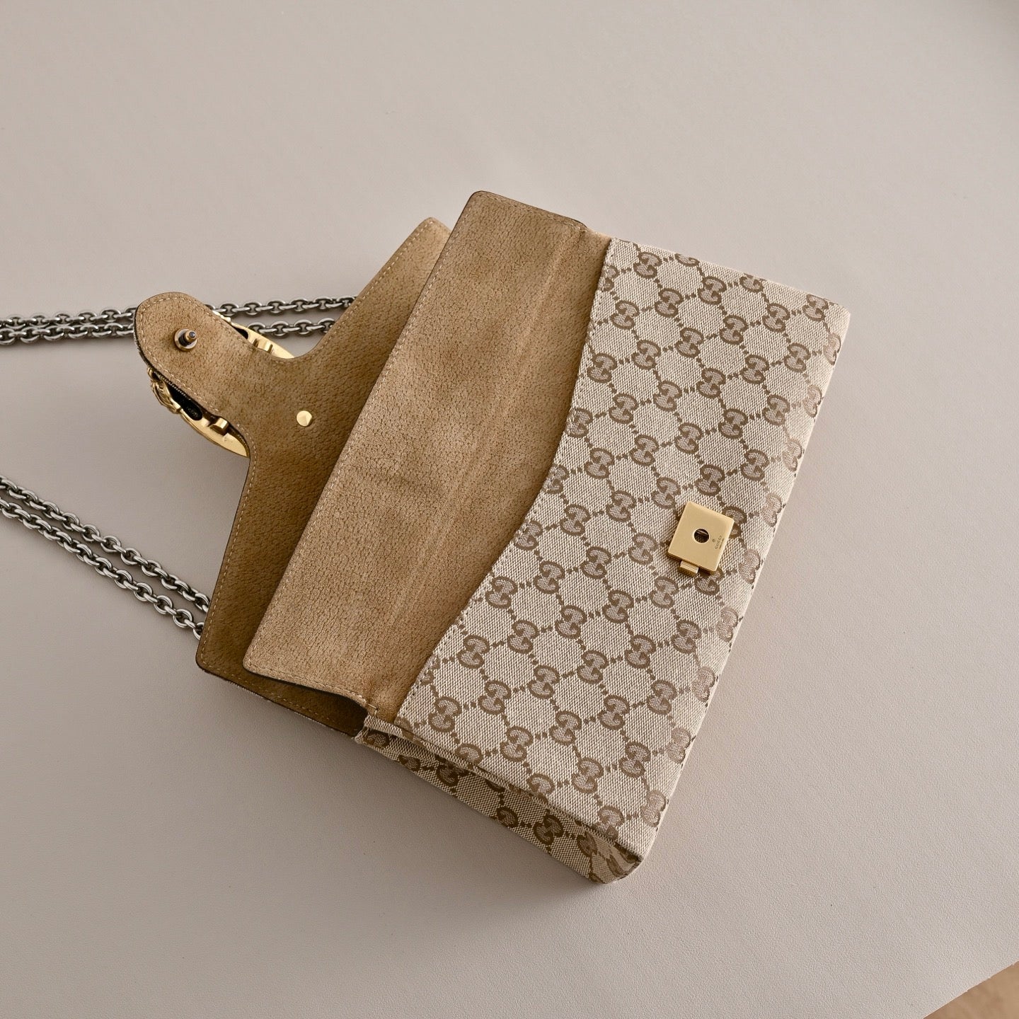 Gucci Dionysus Canvas Shoulder Bag