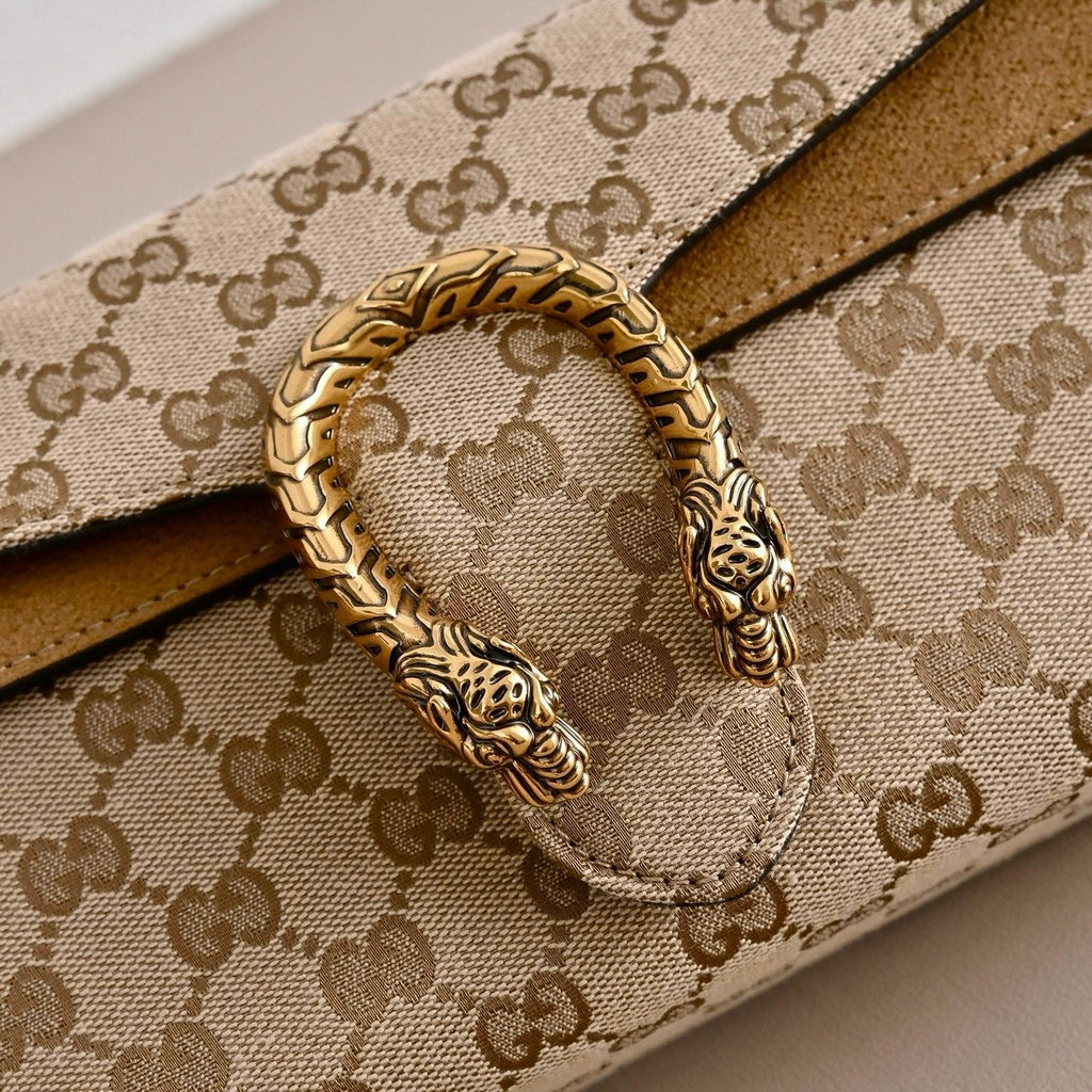 Gucci Dionysus Canvas Shoulder Bag