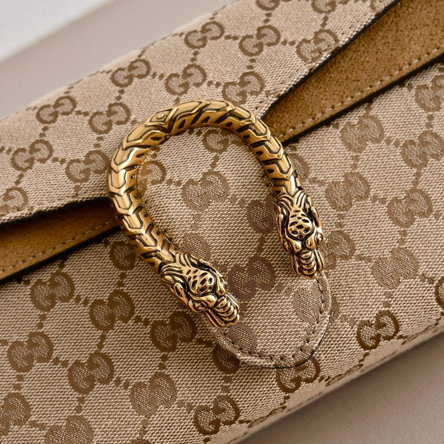 Gucci Dionysus Canvas Shoulder Bag