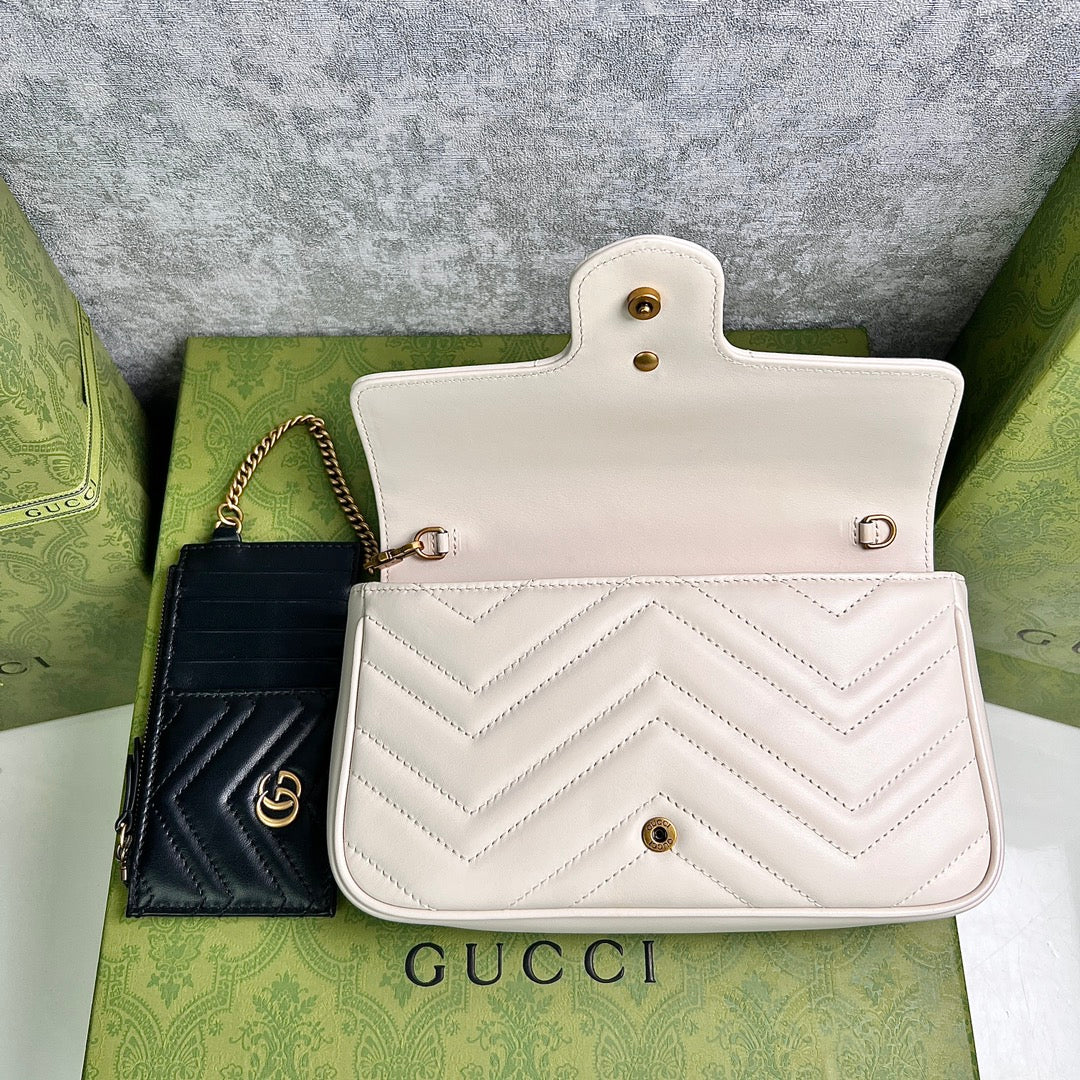 Gucci GG Marmont Mini Chain Wallet Bag