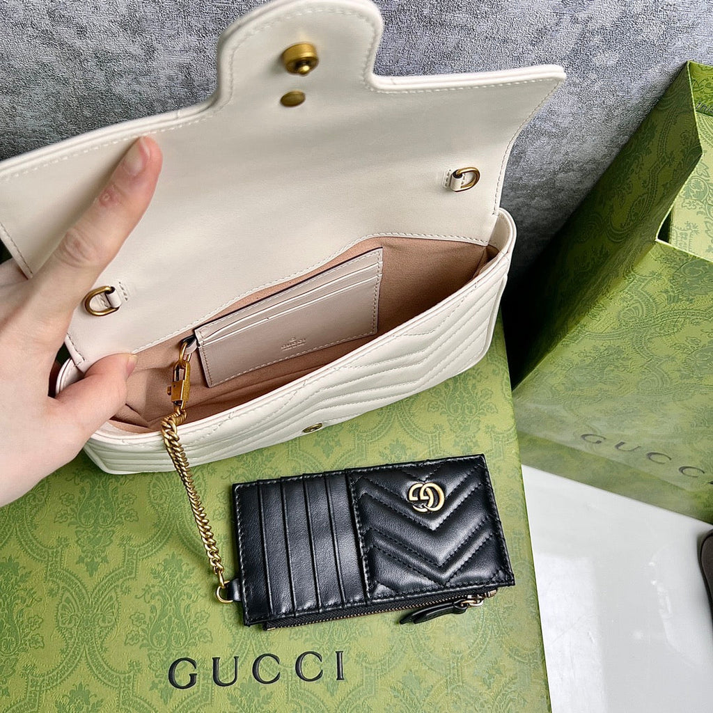 Gucci GG Marmont Mini Chain Wallet Bag