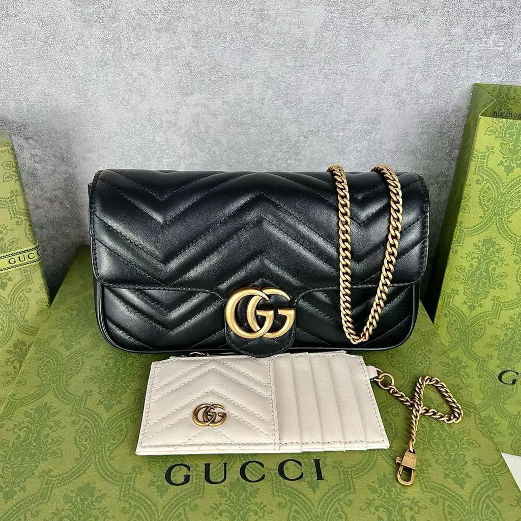 Gucci GG Marmont Mini Chain Wallet Bag