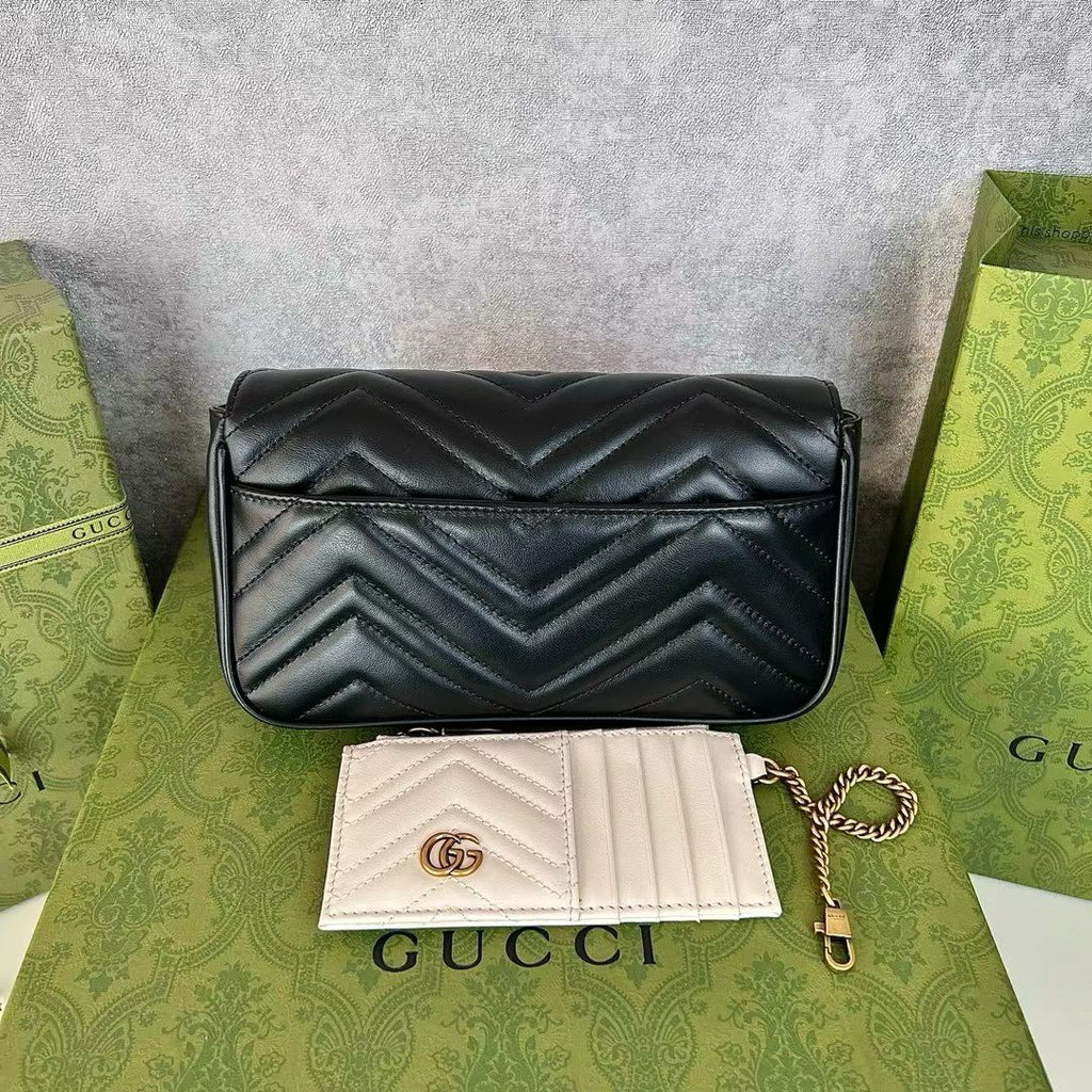 Gucci GG Marmont Mini Chain Wallet Bag