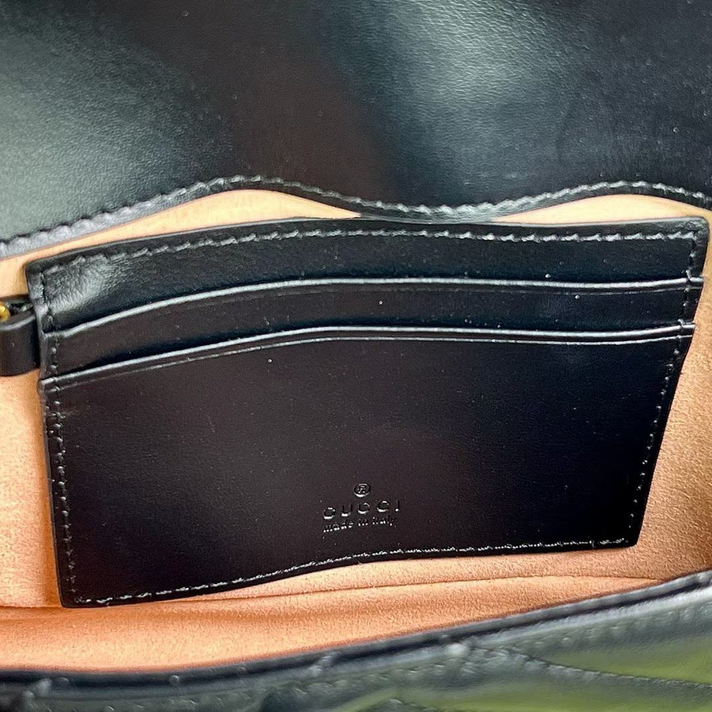 Gucci GG Marmont Mini Chain Wallet Bag