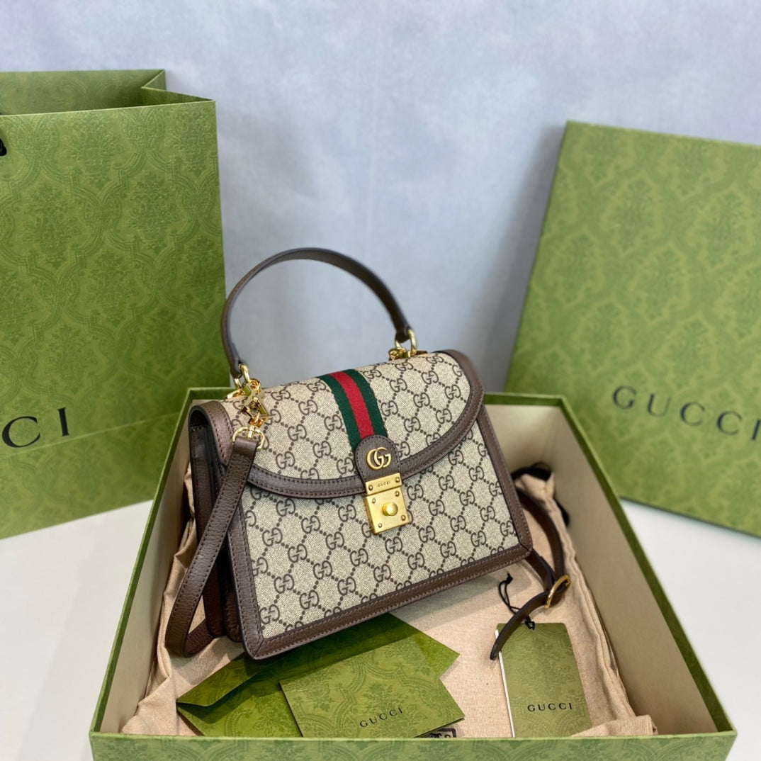 Gucci Ophidia GG Top Handle Bag