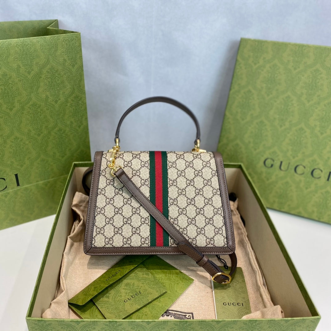 Gucci Ophidia GG Top Handle Bag
