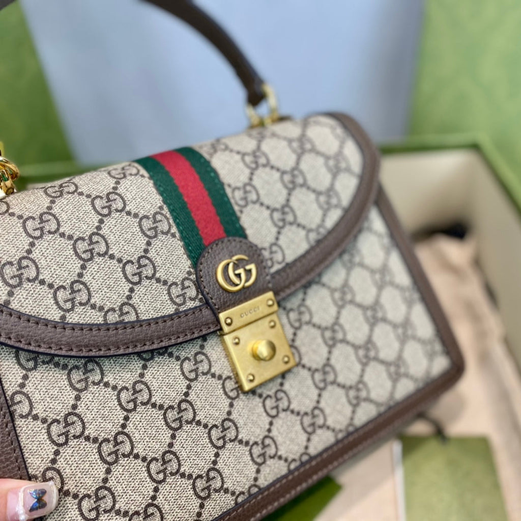 Gucci Ophidia GG Top Handle Bag