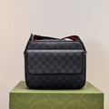 Gucci GG Supreme Black Men's Crossbody Bag