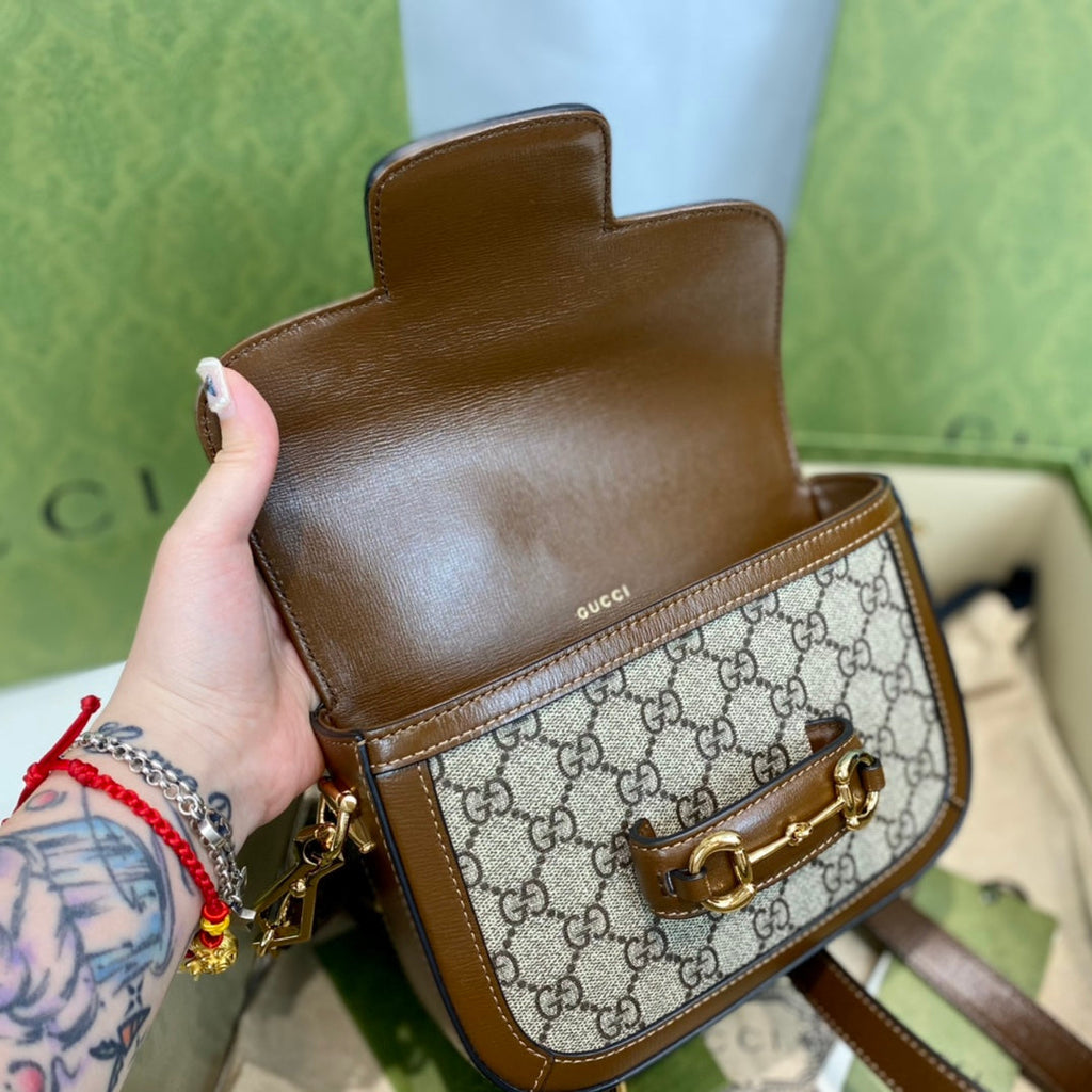 Gucci 1955 Horsebit Mini Saddle Bag