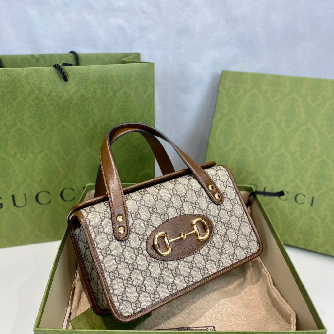 Gucci 1955 Horsebit Top Handle Box Bag