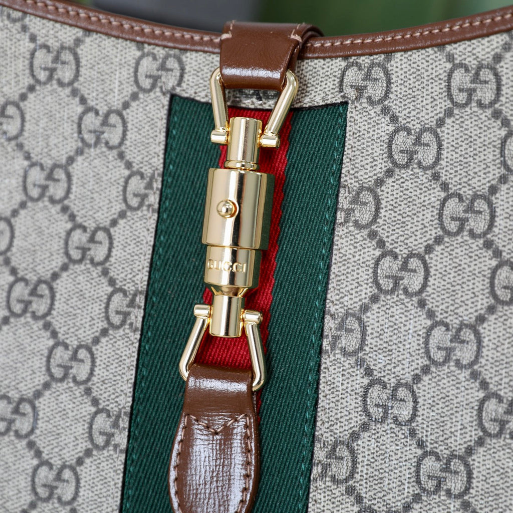Gucci Jackie 1961 GG Canvas Shoulder Bag