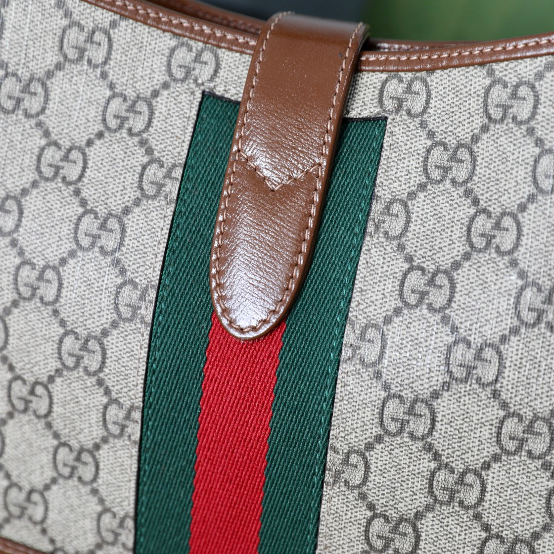 Gucci Jackie 1961 GG Canvas Shoulder Bag