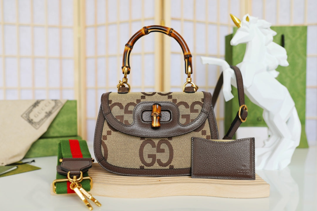 Gucci Bamboo Small Top Handle Bag