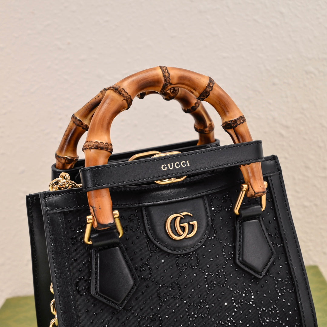 Gucci Diana Bamboo Mini Top Handle Bag