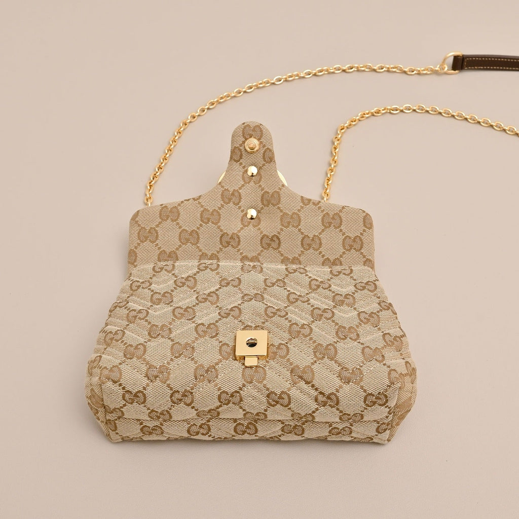 Gucci GG Marmont Mini Canvas Shoulder Bag