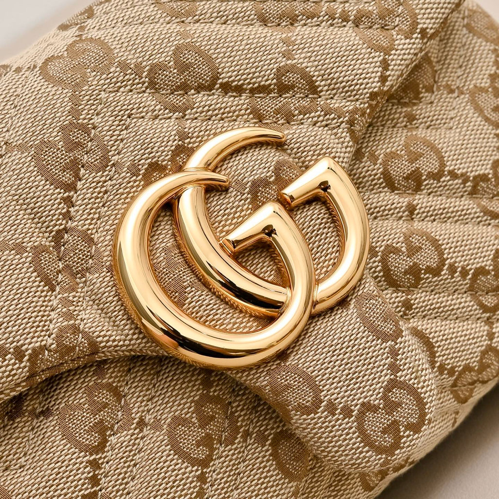 Gucci GG Marmont Mini Canvas Shoulder Bag