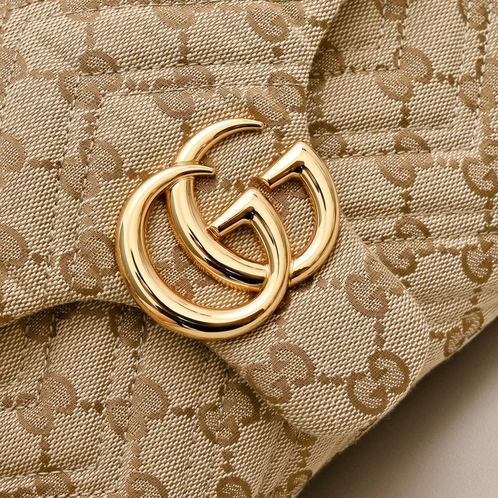 Gucci GG Marmont Small Canvas Shoulder Bag