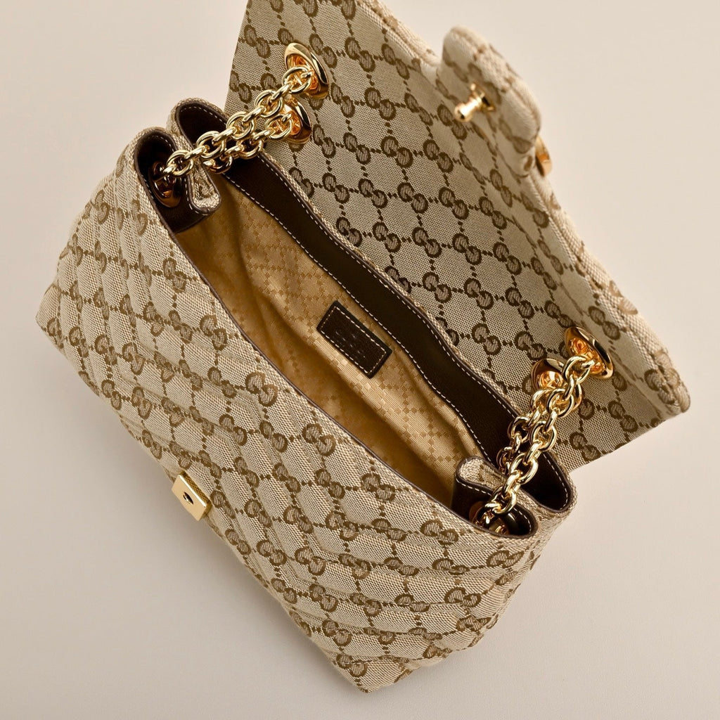 Gucci GG Marmont Small Canvas Shoulder Bag