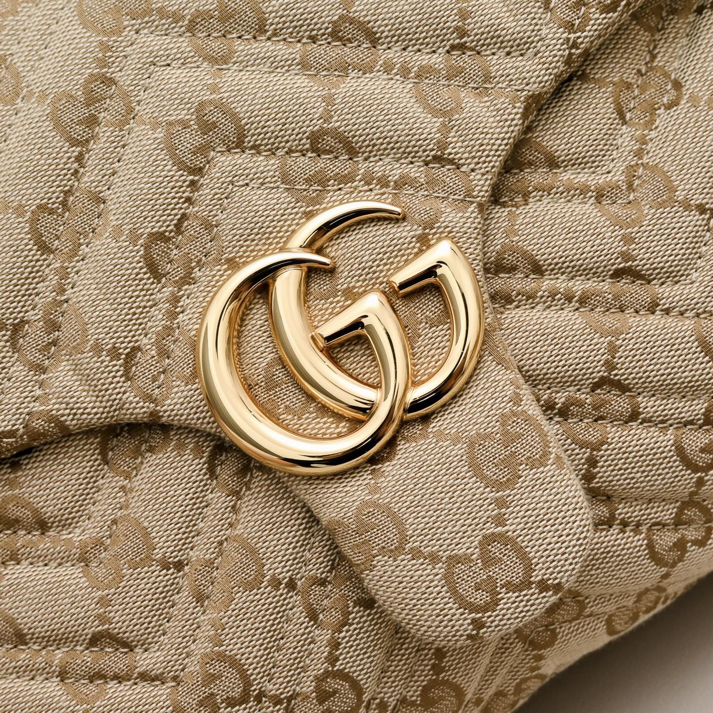 Gucci GG Marmont Medium Canvas Shoulder Bag