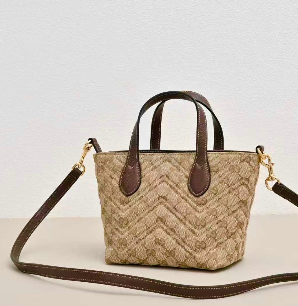 Gucci GG Marmont Small Canvas Tote Bag