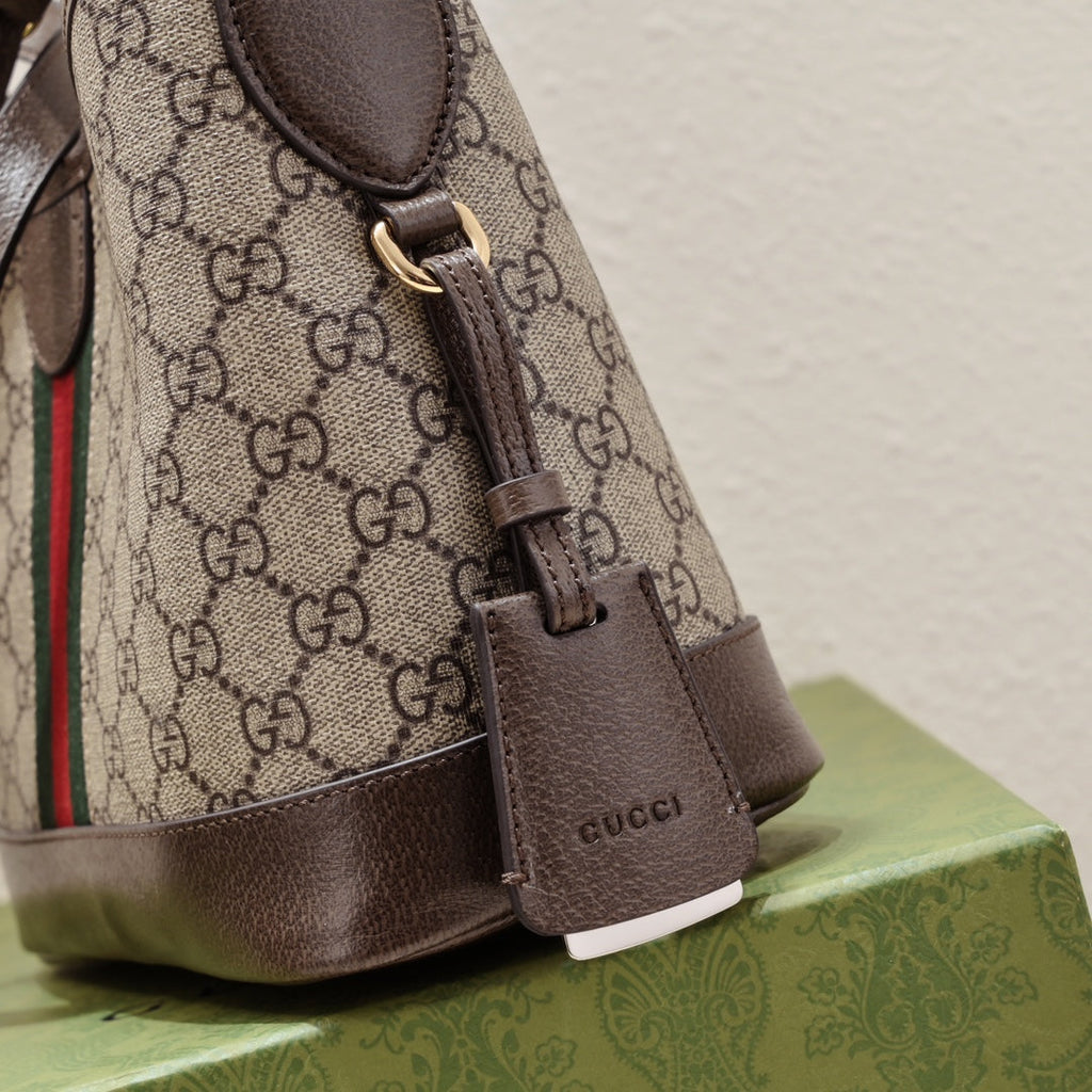 Gucci Ophidia GG Supreme Bucket Bag