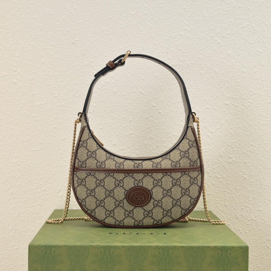 Gucci GG Retro Half Moon Bag
