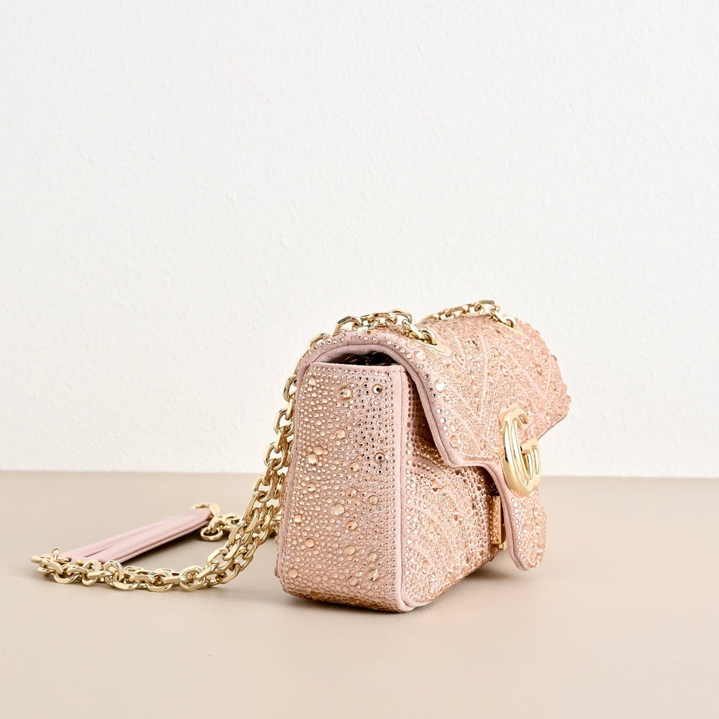 Gucci GG Marmont Crystal Star Shoulder Bag