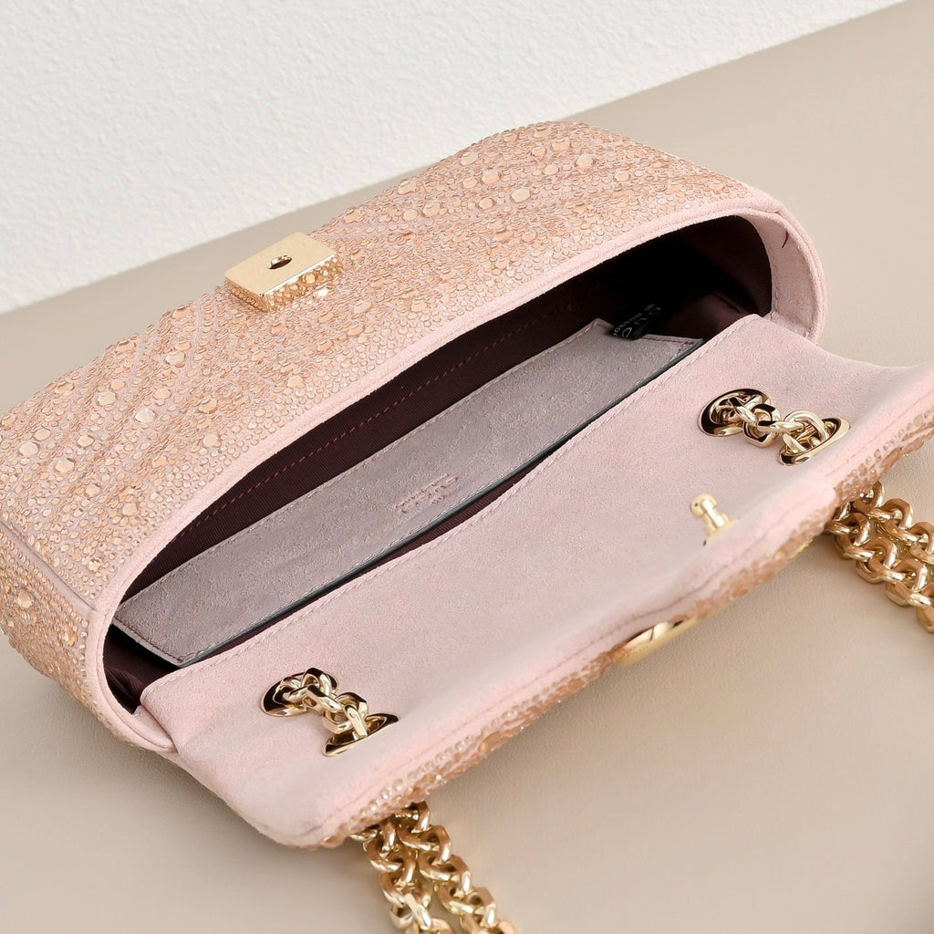 Gucci GG Marmont Crystal Star Shoulder Bag