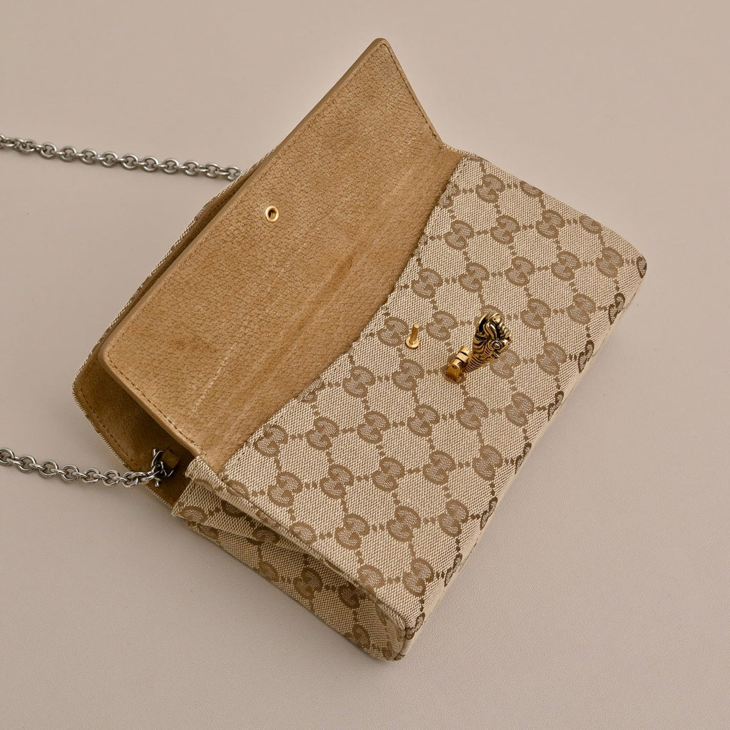 Gucci GG Dionysus Small Tiger Head Shoulder Bag