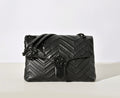 Gucci GG Marmont Pleated Calfskin Shoulder Bag