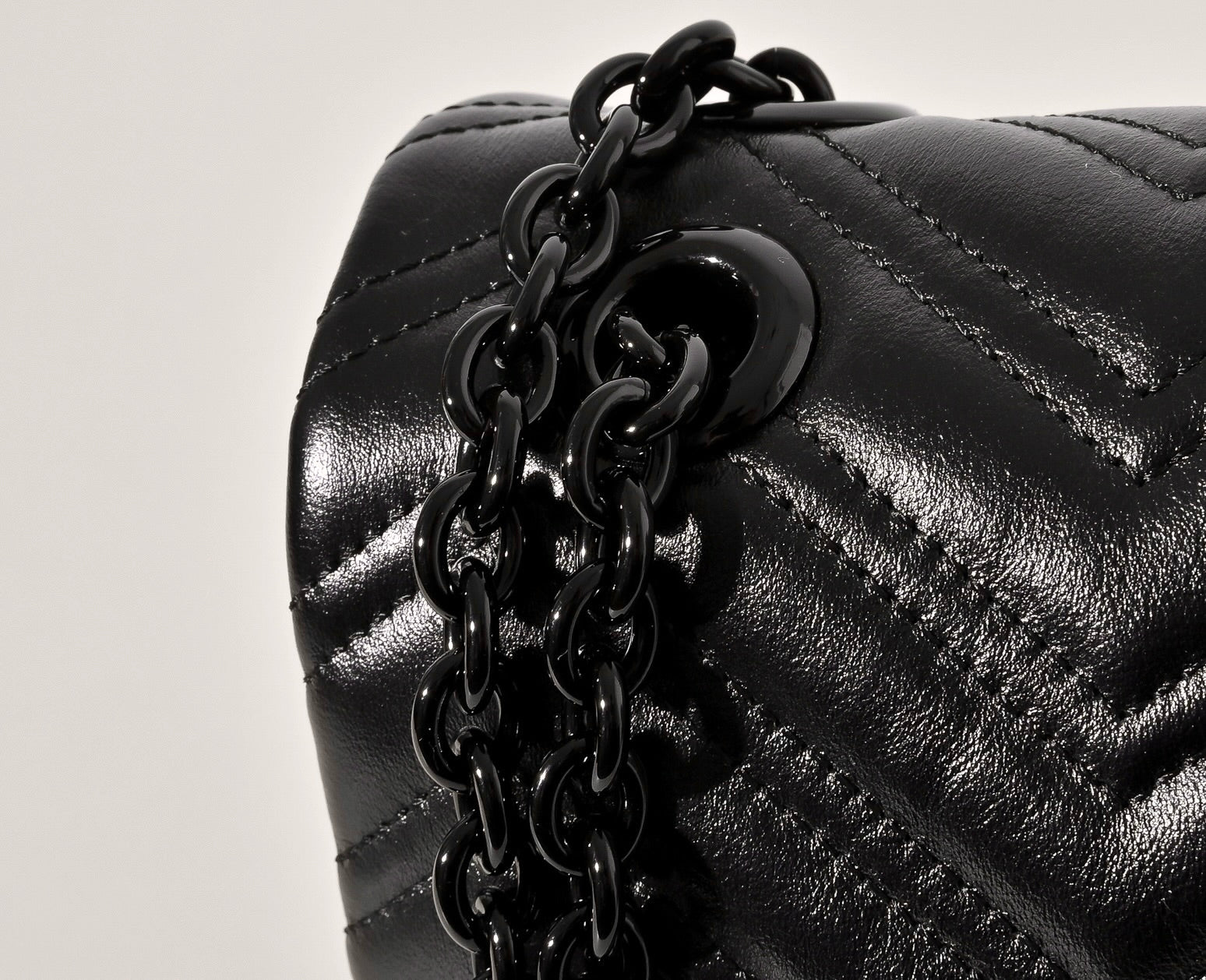 Gucci GG Marmont Pleated Calfskin Shoulder Bag