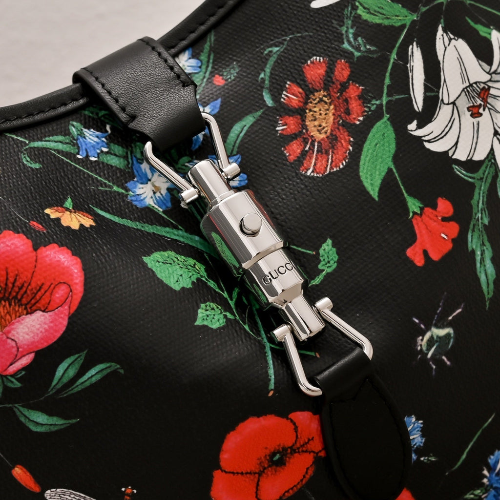 Gucci Jackie 1961 Flora Shoulder Bag