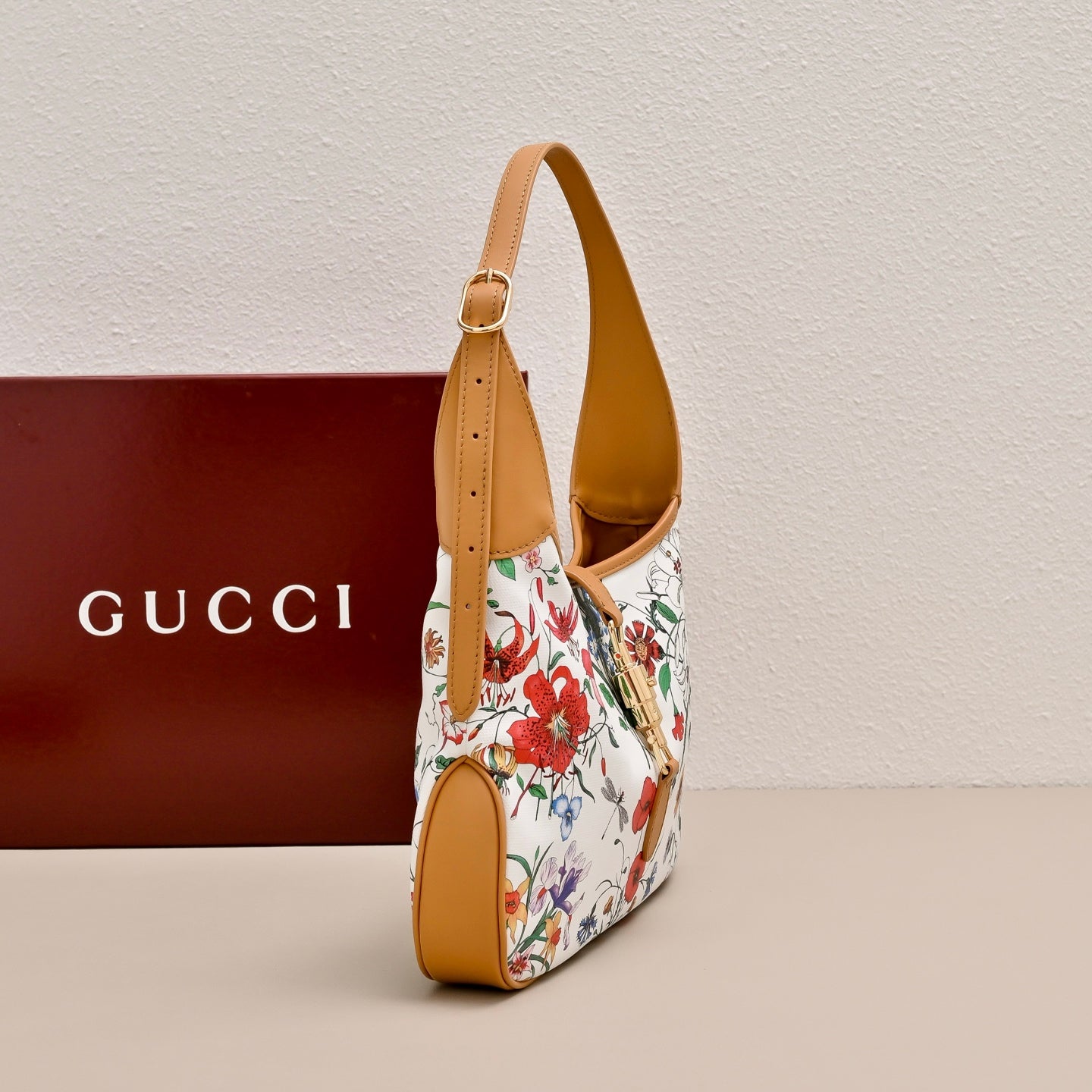 Gucci Jackie 1961 Flora Shoulder Bag