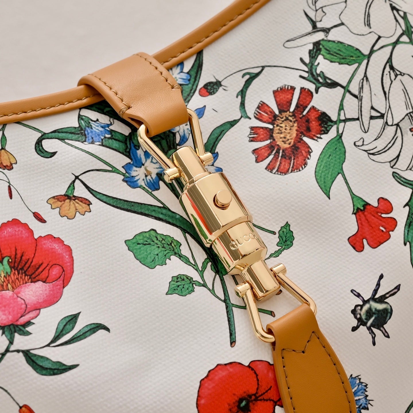 Gucci Jackie 1961 Flora Shoulder Bag