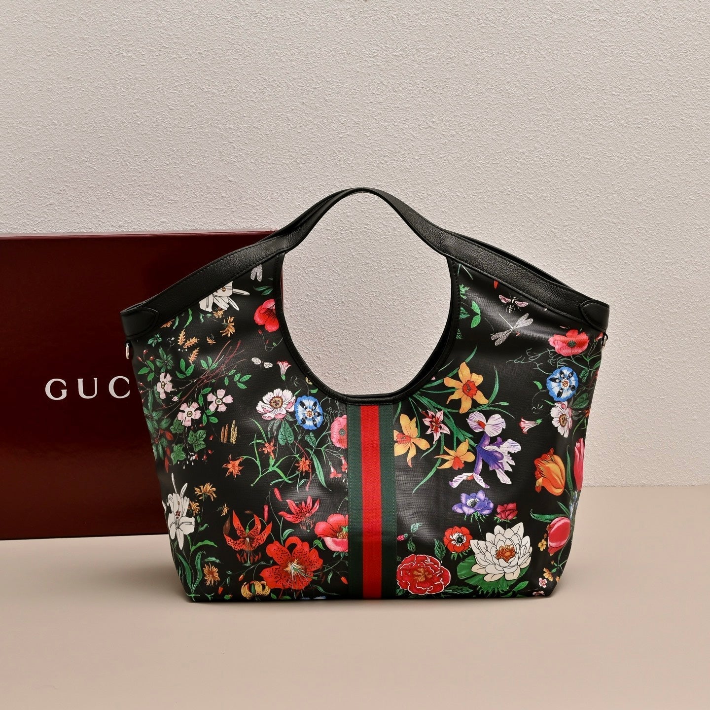 Gucci GG Giglio Floral Tote Bag