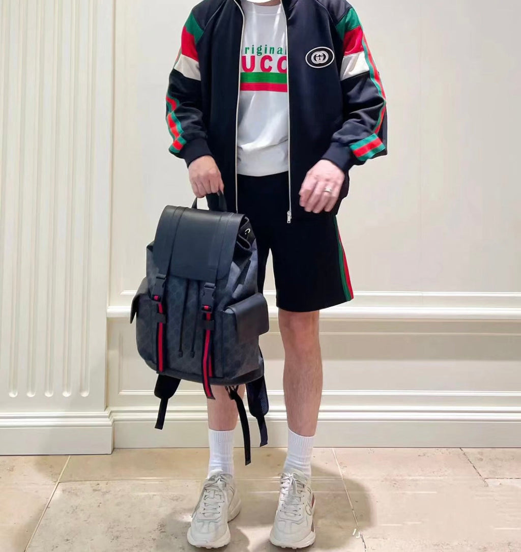 Gucci GG Black Backpack – 495563