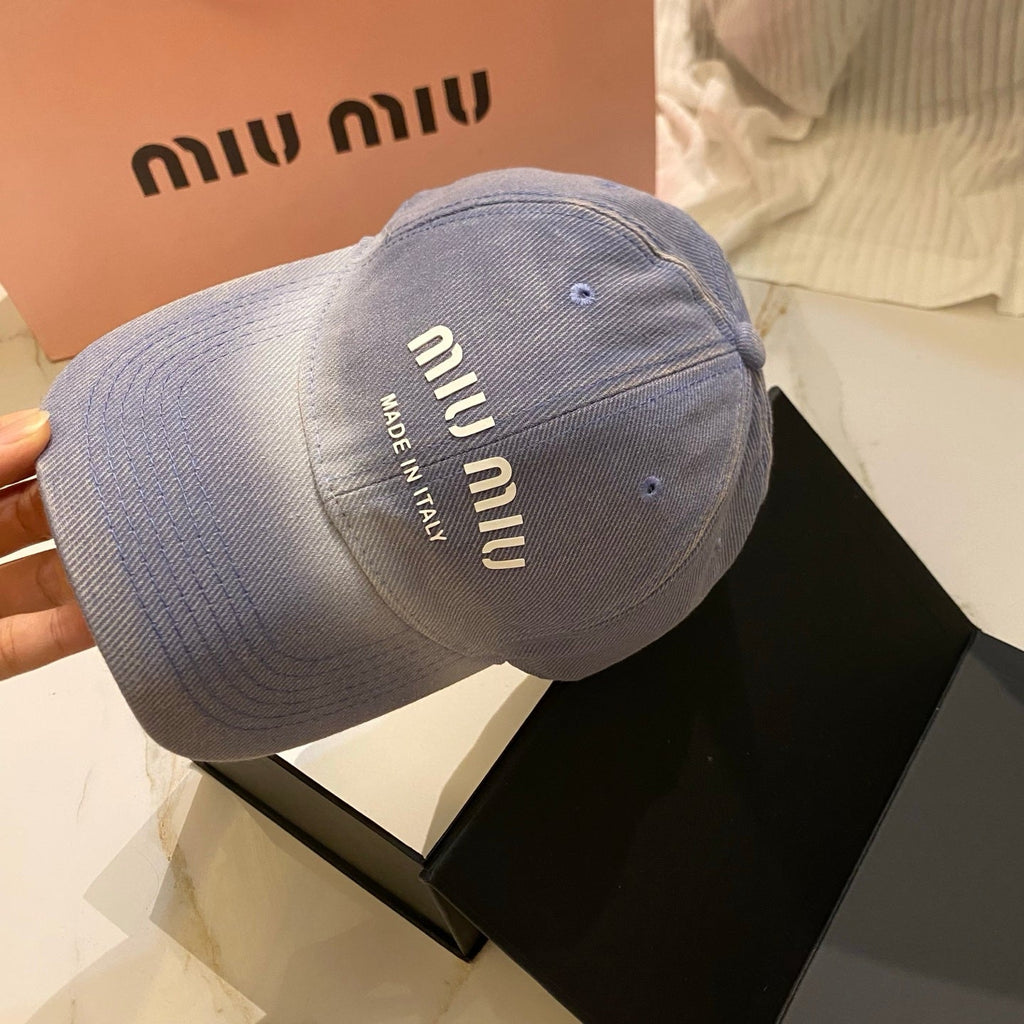 Miu Miu Gradient Washed Baseball Cap
